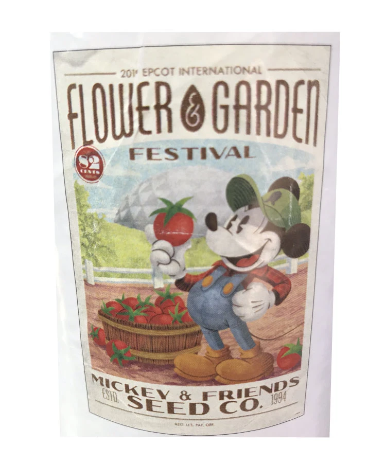 Disney Poster - 2019 Flower And Garden Festival - Mickey's Seed Co 3 Disney Poster - 2019 Flower And Garden Festival - Mickey's Seed Co