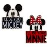 Disney Pin Set - I'll Be Your Mickey, I'll Be Your Minnie -Disney Sales Shop 1a964c4638629019