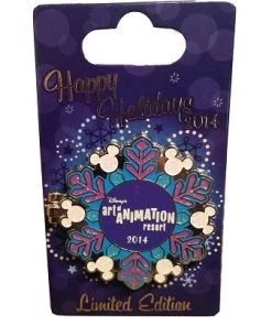 Disney Holidays Resort Pin - 2014 Art Of Animation Resort