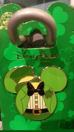 Disney St. Patrick's Day Pin - Mickey Mouse Icon 3 Disney St. Patrick's Day Pin - Mickey Mouse Icon