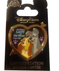 Disney Lady And The Tramp Pin - 60th Anniversary