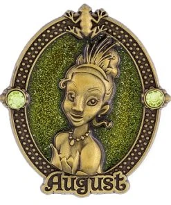 Disney Birthstone Pin - Princess Tiana - August