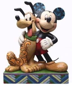 Disney Jim Shore Figurine - Mickey And Pluto - Best Pals