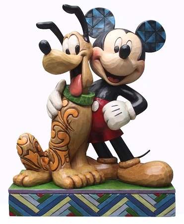 Disney Jim Shore Figurine - Mickey And Pluto - Best Pals 2 Disney Jim Shore Figurine - Mickey And Pluto - Best Pals