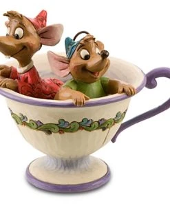 Disney Jim Shore Figurine - Gus And Jaq - Tea For Two