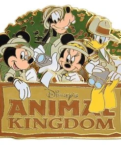 Disney Animal Kingdom Pin - Safari Fab 4