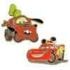 Disney Pins- Mater And Lightning McQueen Cars-- 2-Pc. -Disney Sales Shop 400001391242