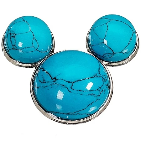 Disney Pin-Blue Turquoise Mickey Mouse 3 Disney Pin-Blue Turquoise Mickey Mouse