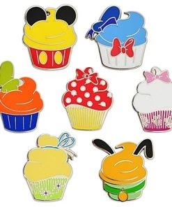 Disney Character Cupcake Pin Set - 7-Pc.