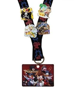 Disney Pin Starter Set - Pirates -- 4-Pcs