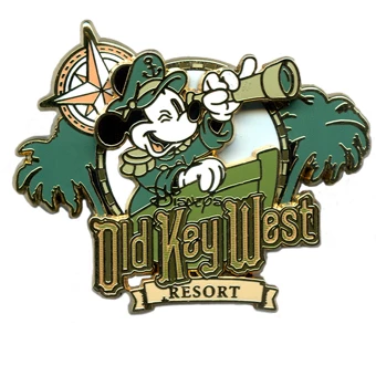 Disney Old Key West Resort Pin - Mickey Mouse 3 Disney Old Key West Resort Pin - Mickey Mouse