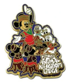 Disney Pin- Disney's Animal Kingdom Lodge - Fireside Pin