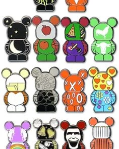 Disney Vinylmation Jr. Pin Pack - Series 5 Collectible - 5 Random