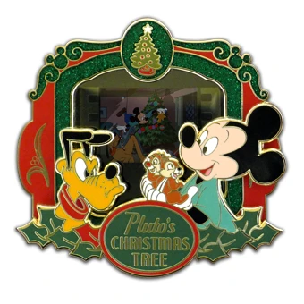 Disney Piece Of Disney Movie Pin - Pluto's Christmas Tree - Limited Edition 3 Disney Piece Of Disney Movie Pin - Pluto's Christmas Tree - Limited Edition