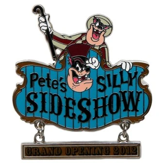 Disney New Fantasyland Pin - Pete's Silly Sideshow 2012 Grand Opening - LE 3 Disney New Fantasyland Pin - Pete's Silly Sideshow 2012 Grand Opening - LE