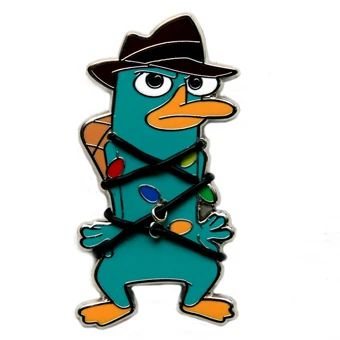 Disney Christmas Pin - Agent P From Disney's Phineas And Ferb 3 Disney Christmas Pin - Agent P From Disney's Phineas And Ferb
