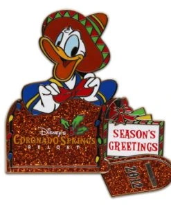 Disney Season Greetings Pin - 2012 Coronado Springs Resort - LE