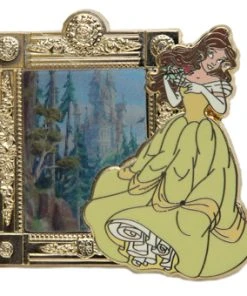 Disney Lenticular Pin - Beauty And The Beast
