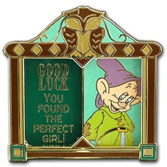 Disney Good Luck, Bad Luck Pin - February - Dopey - Limited Edition 3 Disney Good Luck, Bad Luck Pin - February - Dopey - Limited Edition
