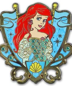 Disney Princess Pin - Princess Ariel Jeweled