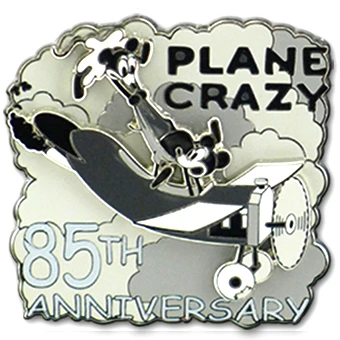 Disney Plane Crazy Pin - 85th Anniversary - Limited Edition 3 Disney Plane Crazy Pin - 85th Anniversary - Limited Edition
