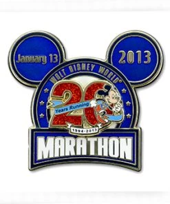 Disney Marathon Pin - 2013 20th Anniversary Logo