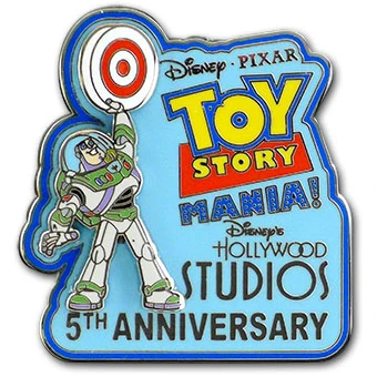 Disney Toy Story Mania Pin - 5th Anniversary - Buzz Light Year - LE 3 Disney Toy Story Mania Pin - 5th Anniversary - Buzz Light Year - LE