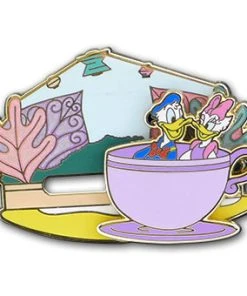 Disney Donald Duck Pin - Donald And Daisy Slider - Limited Edition