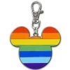 Disney Pin Lanyard Medal - Rainbow Mickey Mouse Icon