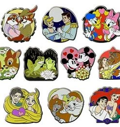 Disney Mystery Pin - Disney Couples Set - 5 Random