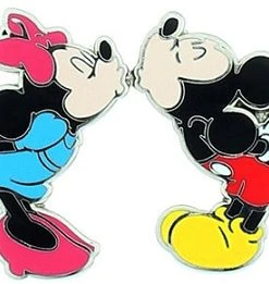 Disney Mickey And Minnie Pin - Magnetic Kiss