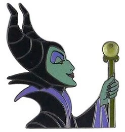 Disney Stone Pin - Maleficent