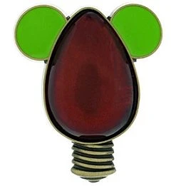 Disney Christmas Pin - Mickey Mouse Light-bulb