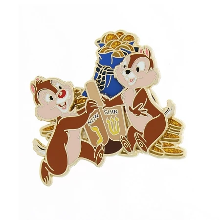 Disney Hanukkah Pin - Chip & Dale Dreidel Spinner 3 Disney Hanukkah Pin - Chip & Dale Dreidel Spinner
