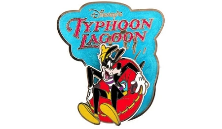Disney Typhoon Lagoon Water Park Pin - Goofy On Raft 3 Disney Typhoon Lagoon Water Park Pin - Goofy On Raft