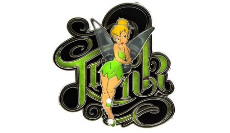 Disney Tinker Bell Pin - Tinker Bell Ink Art 3 Disney Tinker Bell Pin - Tinker Bell Ink Art