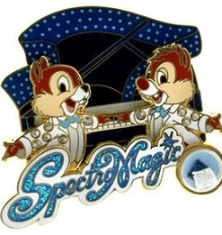 Disney Spectomagic Parade Pin - Piece Of Disney History - Chip N Dale