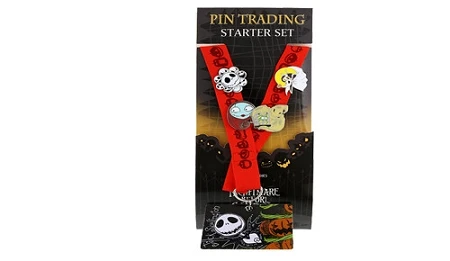 Disney Pin Starter Set - Nightmare Before Christmas - Red 3 Disney Pin Starter Set - Nightmare Before Christmas - Red