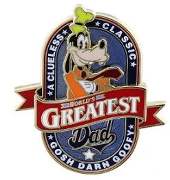 Disney Father's Day Pin - Goofy - World's Greatest Dad