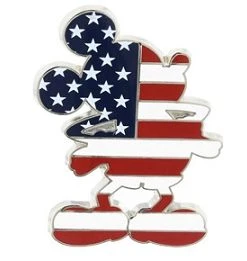 Disney Mickey Mouse Pin - Stars And Stripes