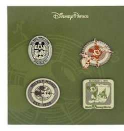 Disney Mickey Mouse Pin Set - Mickey Patches