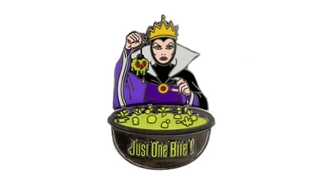 Disney Villains Pin - Evil Queen - Just One Bite 3 Disney Villains Pin - Evil Queen - Just One Bite