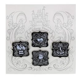 Disney Booster Pin Set - Magic Kingdom Attractions - 4 Pins