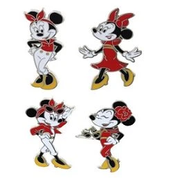 Disney Booster Pin Set - Minnie Fierce - 4 Pins