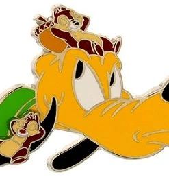Disney Pluto Pin - Pluto With Chip & Dale