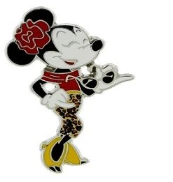 Disney Minnie Mouse Pin - Minnie In Leopard Pants - Forever Fabulous