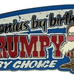 Disney Grumpy Pin - Genius By Birth, Grumpy By Choice