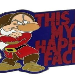 Disney Grumpy Pin - This Is My Happy Face