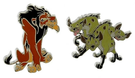 Disney Lion King Pin - Scar With Hyenas 3 Disney Lion King Pin - Scar With Hyenas