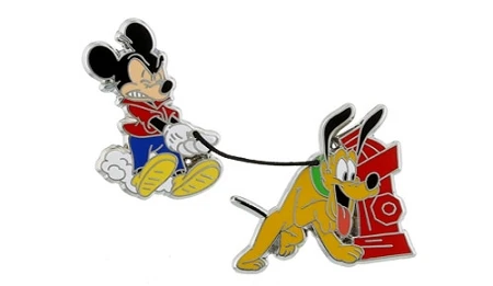 Disney Mickey Pin - Mickey Mouse And Pluto With Fire Hydrant 3 Disney Mickey Pin - Mickey Mouse And Pluto With Fire Hydrant
